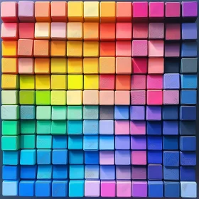 Square of Colorful Cubes