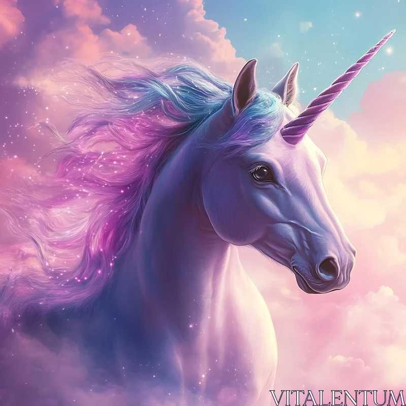 Magical Unicorn Portrait