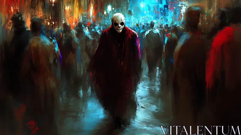 Figure in Skull Mask