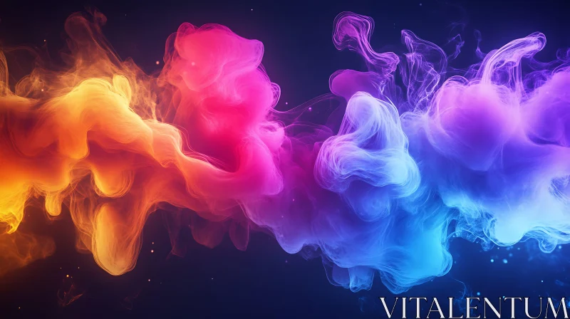 Swirling Colors Abstract