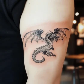 Intricate Dragon Tattoo Art