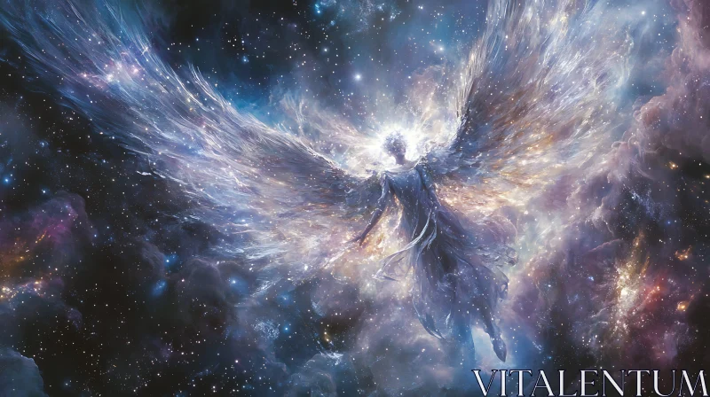 Angel in Starry Night