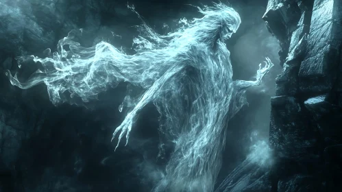 Ghostly Apparition in the Shadows