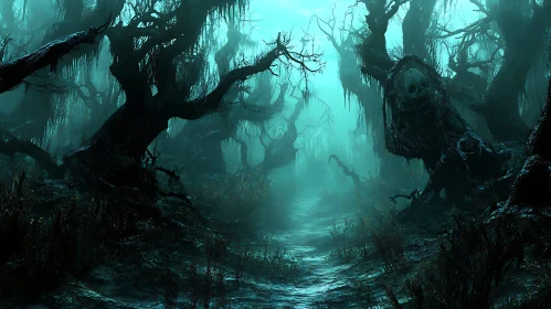 Mystic Dark Forest