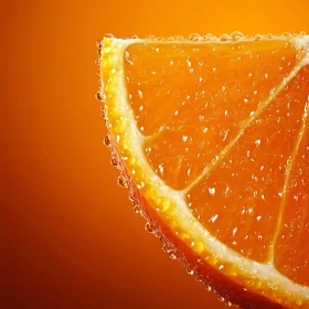 Vibrant Citrus Fruit Macro Shot