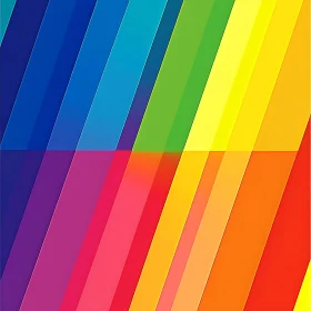 Spectrum of Colors Diagonal Lines