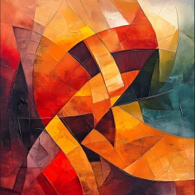 Colorful Abstract Geometric Art