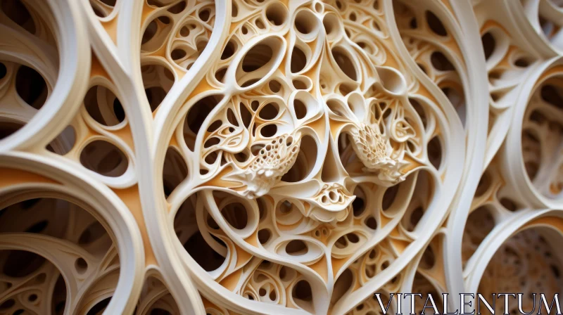Intricate 3D Paper Art on Wood - Baroque Inspired Masterpiece AI Image
