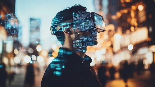 Man in VR Headset