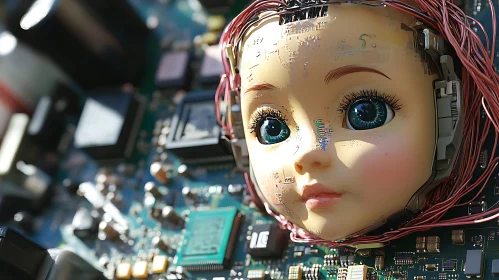 Electronic Doll with Cyborg Interface