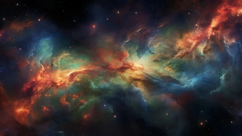 Mystical Realism of a Nebula: Journey Through the Stars