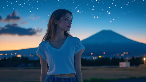 Starry Night Contemplation