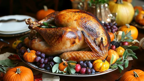 Roasted Turkey Thanksgiving Feast