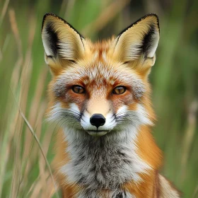 Captivating Fox Gaze in the Wild