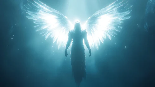 Winged Angel in Light
