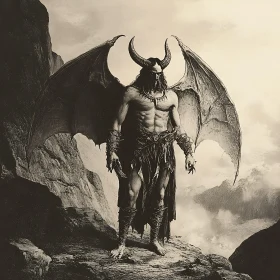 Winged Demon Guardian of the Peaks