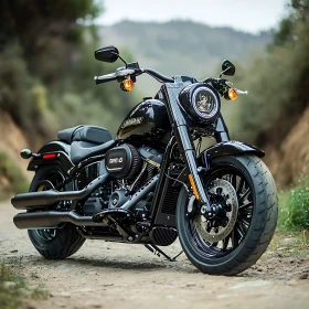 Motorcycle on a Road