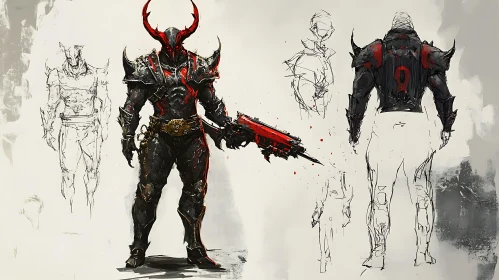 Armored Warrior Concept Art