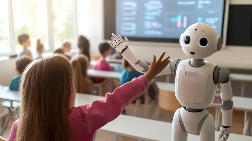 Child and Robot Learning Together