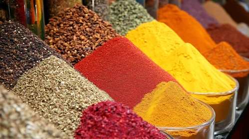 Colorful Spice Market Array