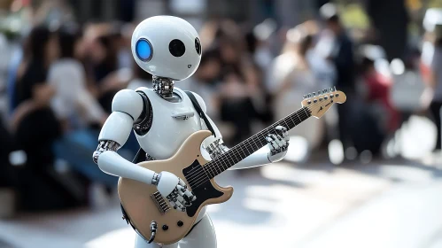 Robotic Musician Performing Live