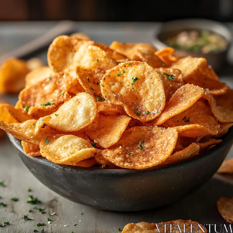 Flavored Potato Chips - Perfect Party Appetizer AI Image