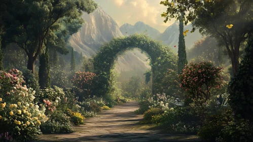 Secret Garden Path to Mountain Vista