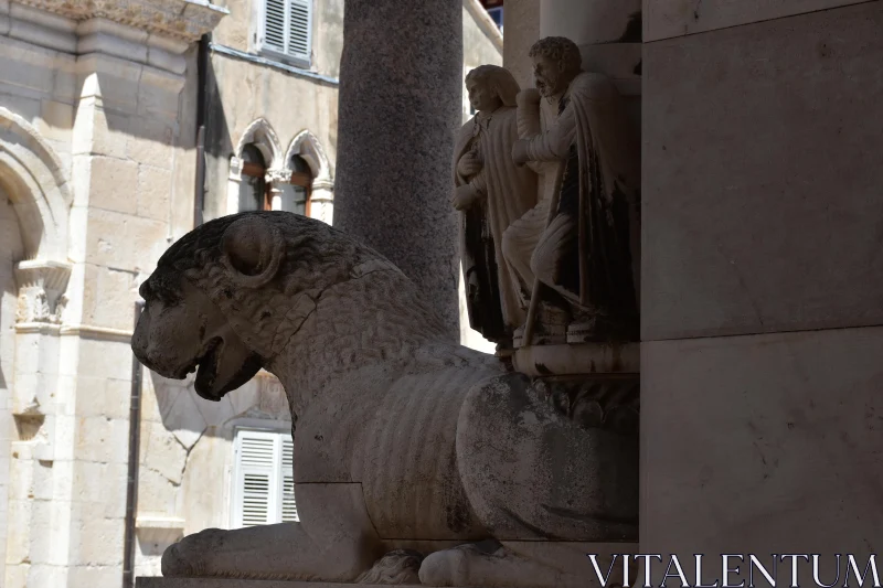 PHOTO Historic Stone Facade in Split