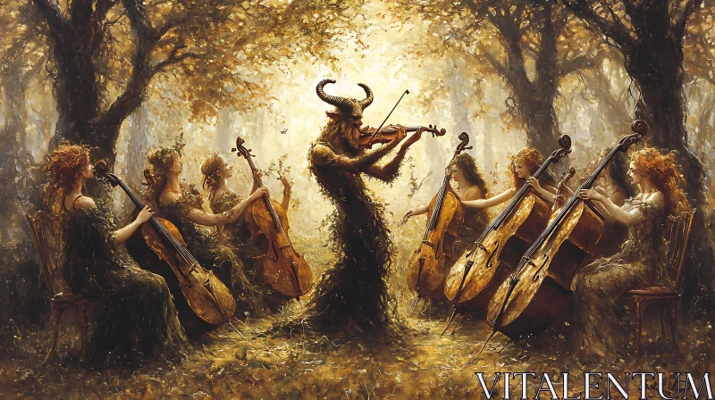 AI ART Woodland Orchestra Fantasy