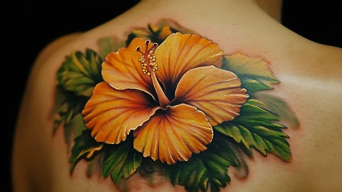 Hibiscus Tattoo Design