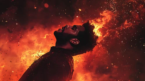 Burning Portrait