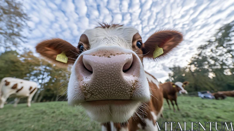 A Curious Cow's Perspective AI Image