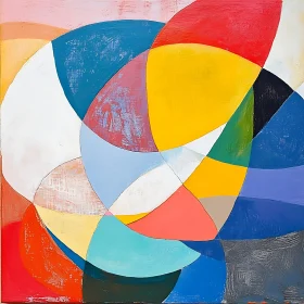 Colorful Shapes in Modern Abstract Art