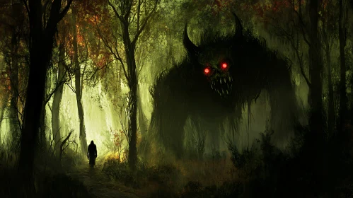 Dark Forest Monster Encounter