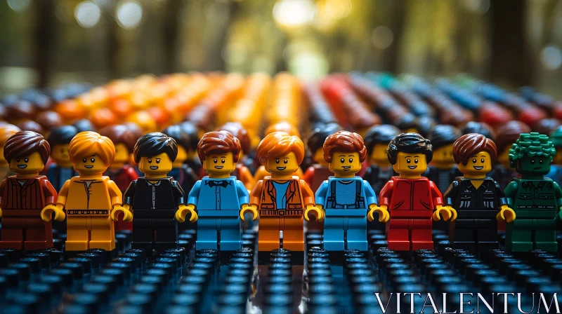 LEGO Minifigures Display AI Image