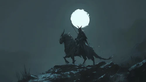 Moonlit Dragon Rider