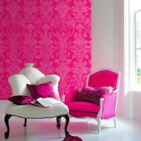 Pink Armchair Room Interior