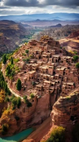 Magnificent Mountain Village in Morocco with Sculptural Architecture