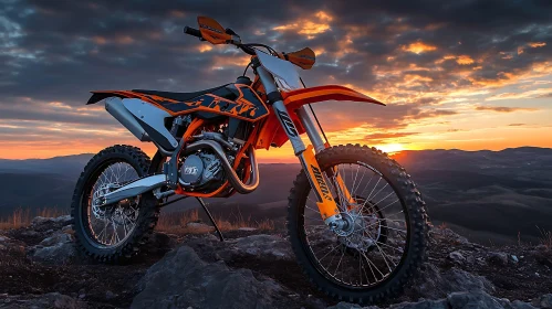 Off-Road Bike at Dusk