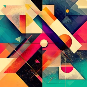 Colorful Modern Abstract Geometry