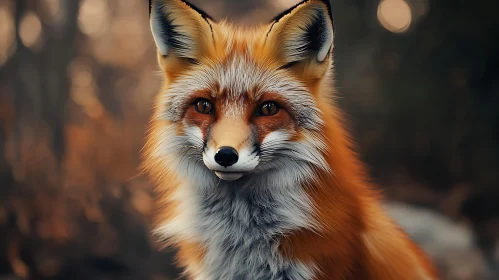 Enchanting Fox Portrait in Natural Light
