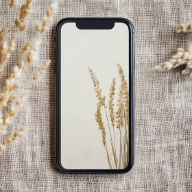 Neutral Wheat Phone Mockup