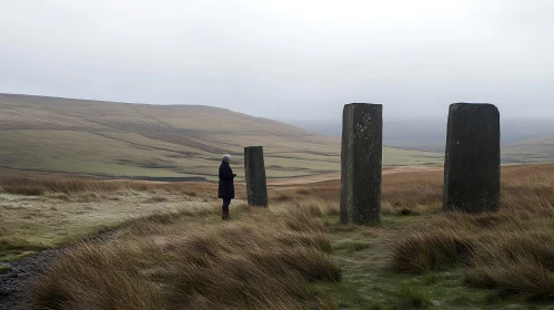 Standing Stones in Rural Setting