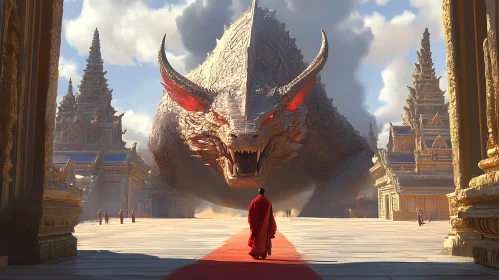 Temple Dragon Confrontation