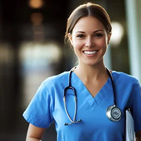 Healthcare Professional Smiling Portrait