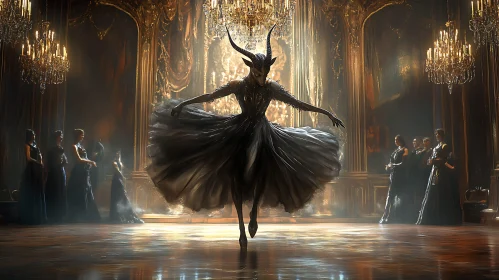 Dark Fantasy Ballroom Scene