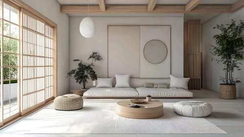 Minimalist Interior with Natural Light