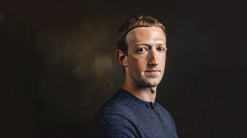 Portrait of Mark Zuckerberg