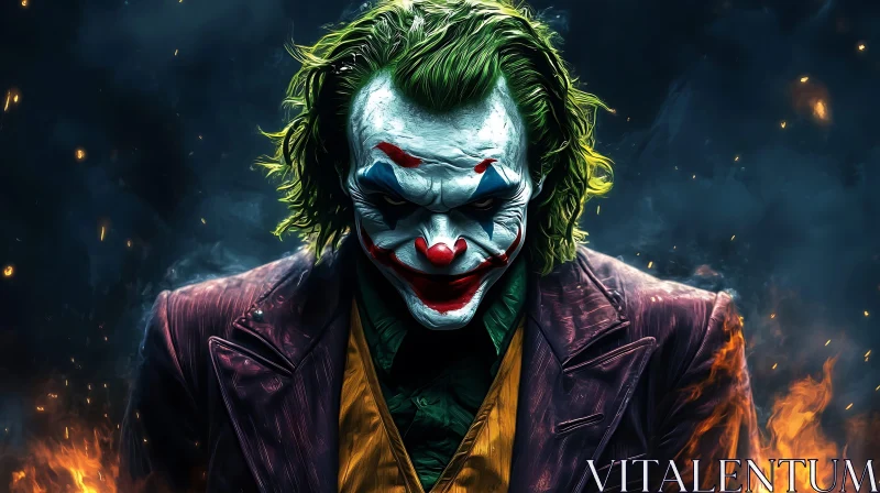 The Joker: A Study in Chaos AI Image