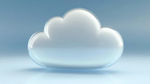 Translucent Cloud Shape Art